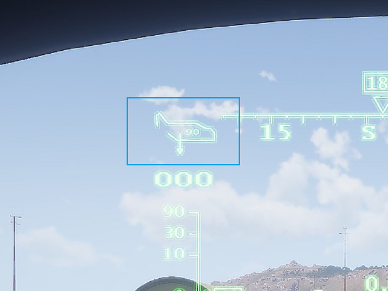 Ausrichtung der VTOL-Steuerdüsen