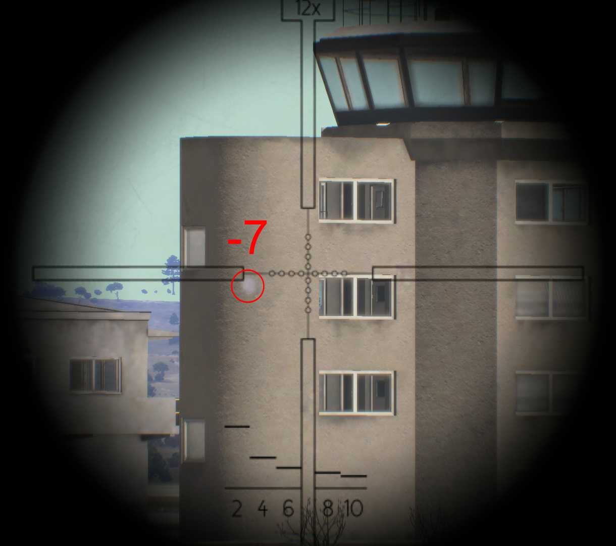 horizontale Anpassung um -7 (nach links)