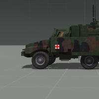 Fahrzeug mit Rotem Kreuz