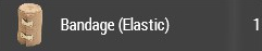 Elastische Bandage im Inventar