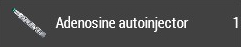 Adenosin-Autoinjektor im Inventar