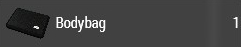 Leichensack im Inventar
