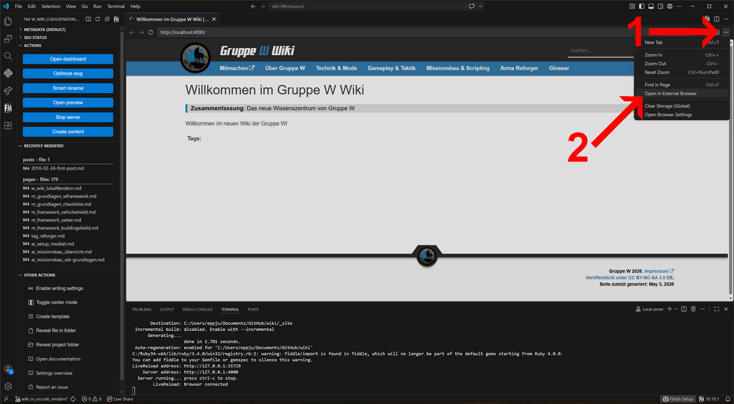 Gruppe W Logo