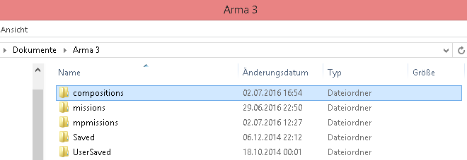 Compositions hinzufügen.