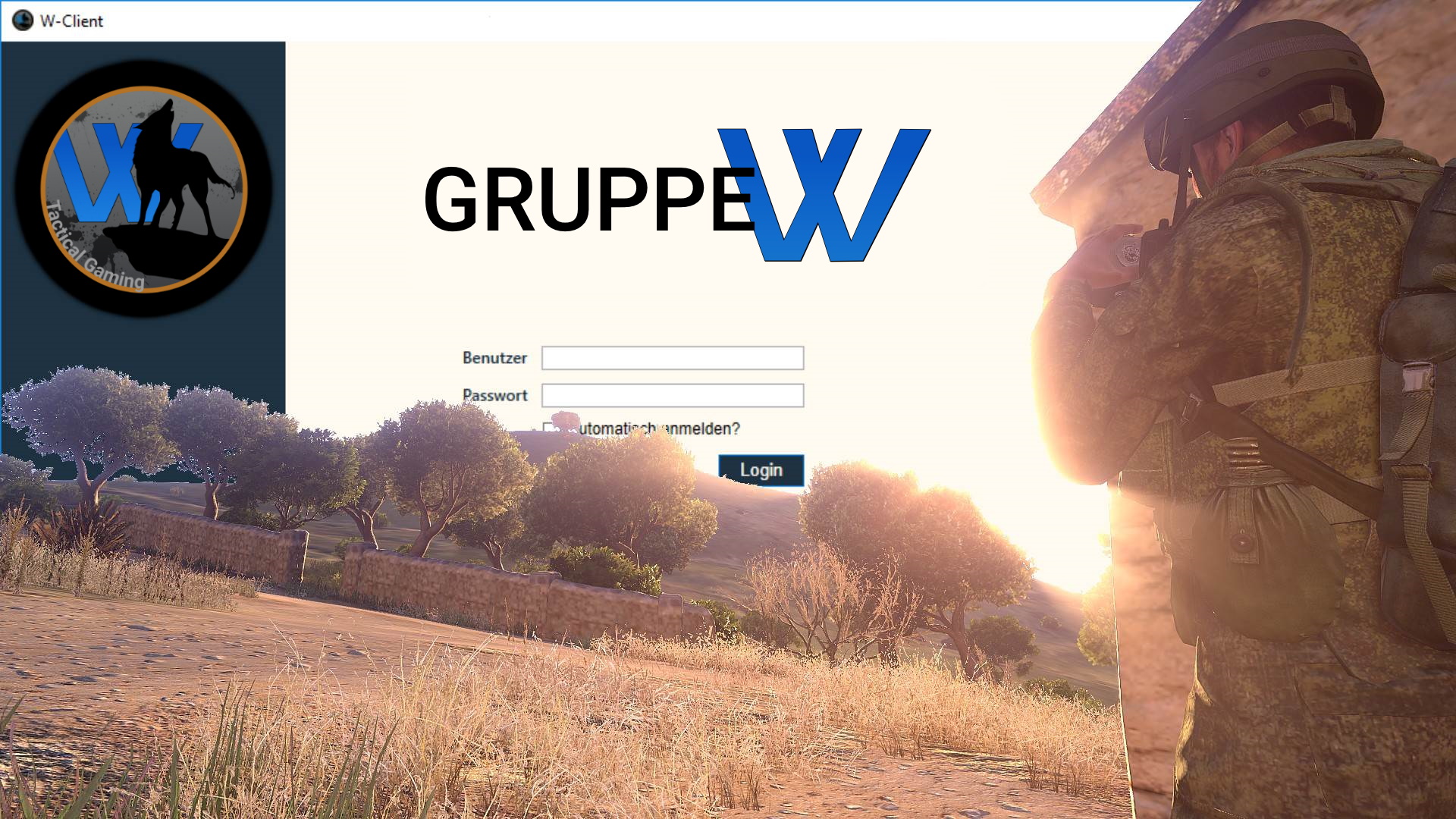 Stilisiertes Bild vom W-Client als Deckblatt